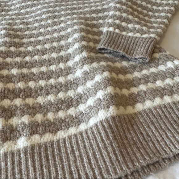Altar'd State Brown and Cream Textured Knit Sweater - Picture 5 of 5